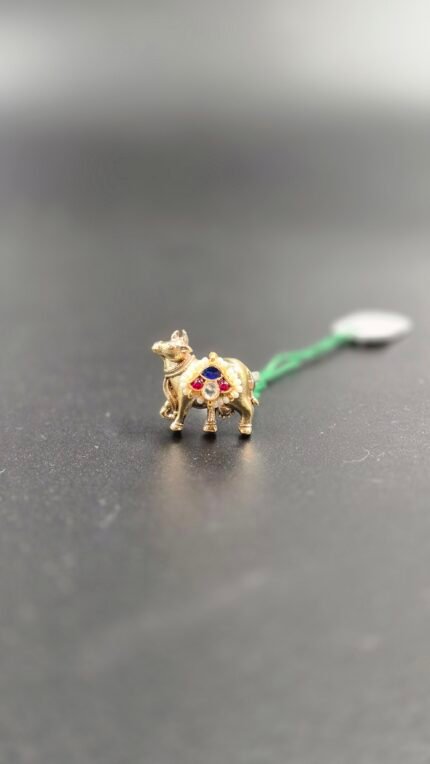 Navratri Golden Nandi Ring